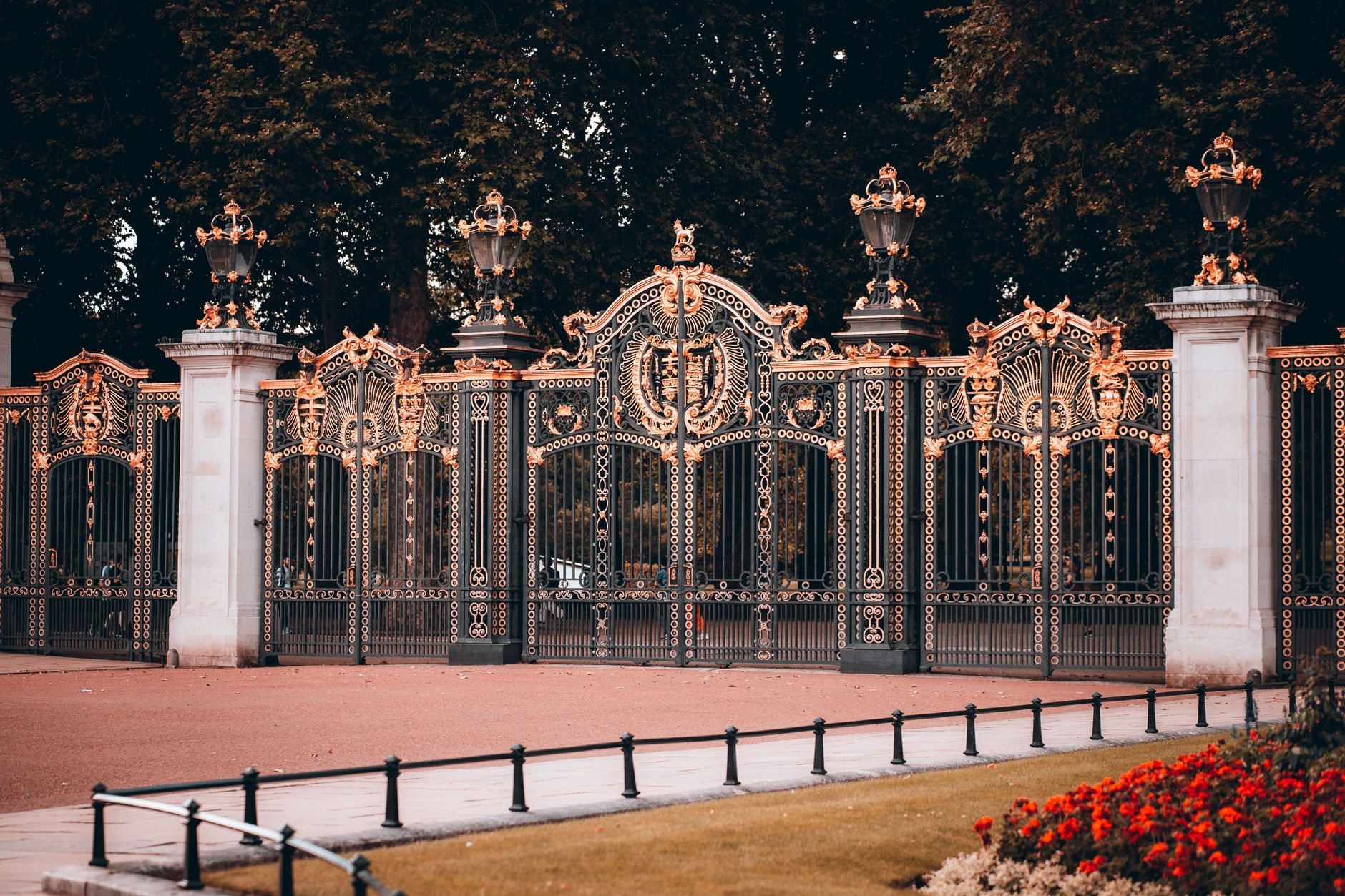 Custom fabricated steel gate
