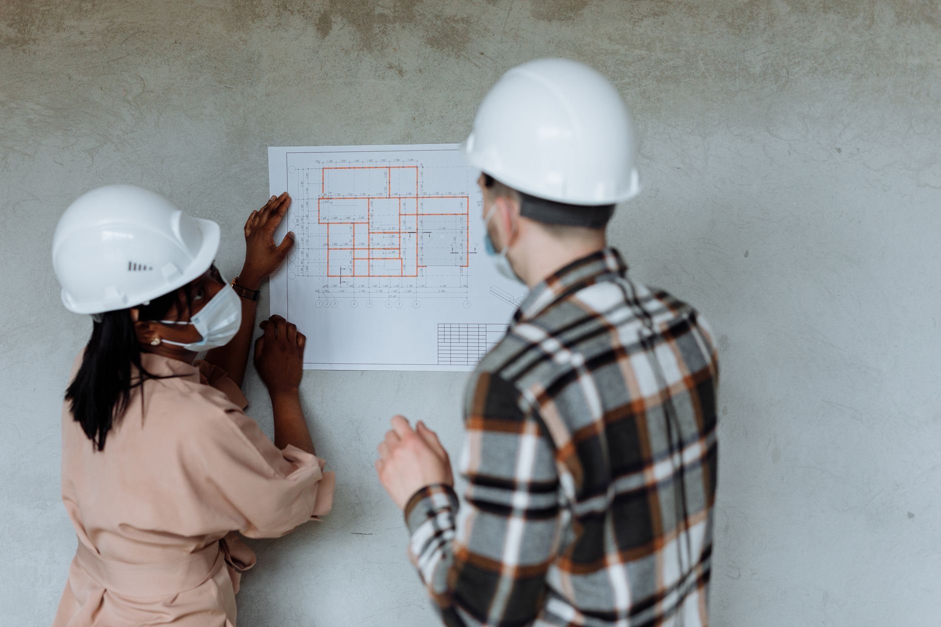 Reviewing construction plans during preconstruction planning