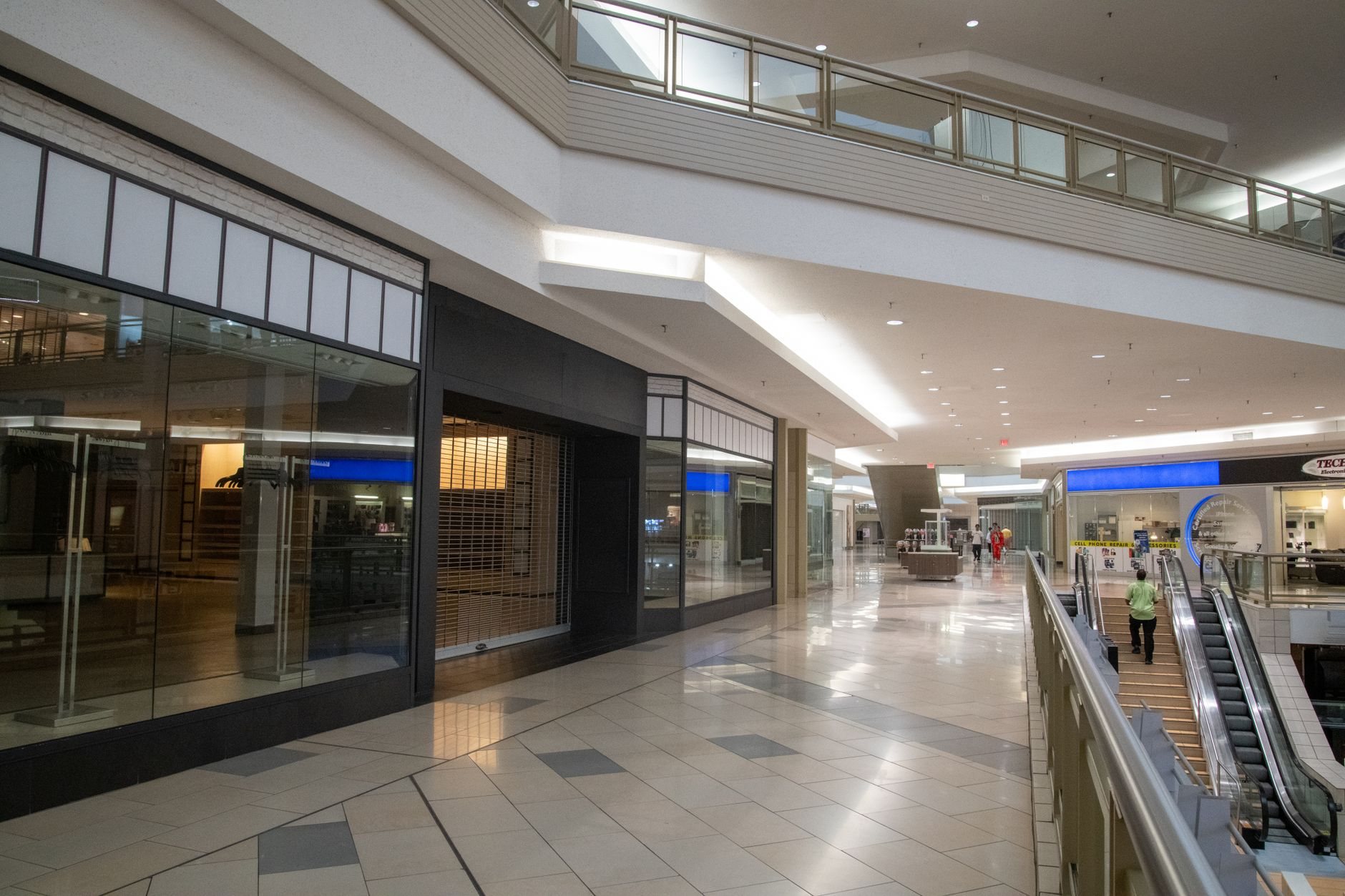 Retail shell space prepared for build-out