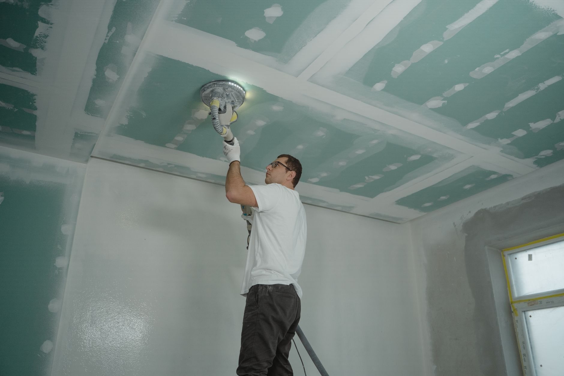 Commercial tenant improvement build-out in progress